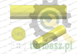 Amortyzator poliuretanowy walec 35x140 WARYŃSKI ( sprzedawane po 4 )