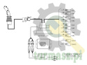 Proporcjonalny rozdzielacz hydrauliczny do ładowaczy czołowych LS (Load Sense) 2-sek. max przepływ 90L 1-sekcja pływająca - ster