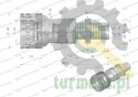 Szybkozłącze hydrauliczne gniazdo z eliminatorem ciśnienia long M18x1.5 gwint zewnętrzny EURO (9100818GL) (ISO 7241-A) Waryński