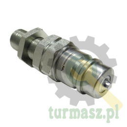Szybkozłącze hydrauliczne wtyczka long M18x1.5 gwint zewnętrzny EURO (9100818W) (ISO 7241-A) Waryński (opakowanie 10szt)