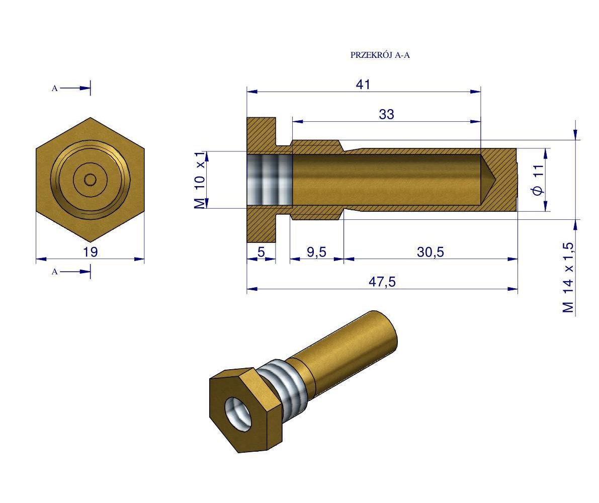 Końcówka dwuwskaźnika (temperatury wody) C-330/360