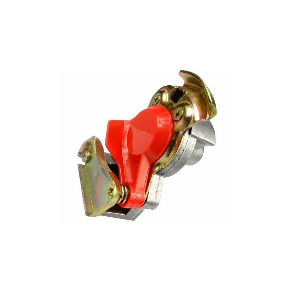 Złącze przewodów powietrza z zaworem C-330/360/Przyczepa (miękkie) Euro 22x1.5 Czerwone