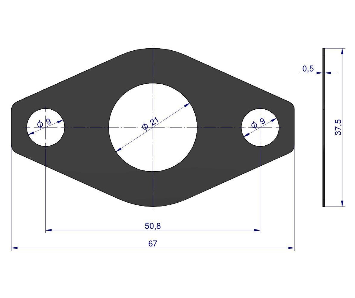 Uszczelka pompy olejowej C-330 ( sprzedawane po 10 )