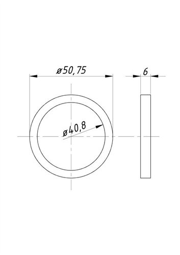 Gniazdo zaworu ssącego nadwymiar 0,75 C-330 ( sprzedawane po 20 )