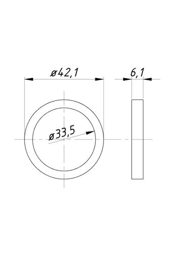 Gniazdo zaworu wydechowego C-330 (sprzedawane po 10)
