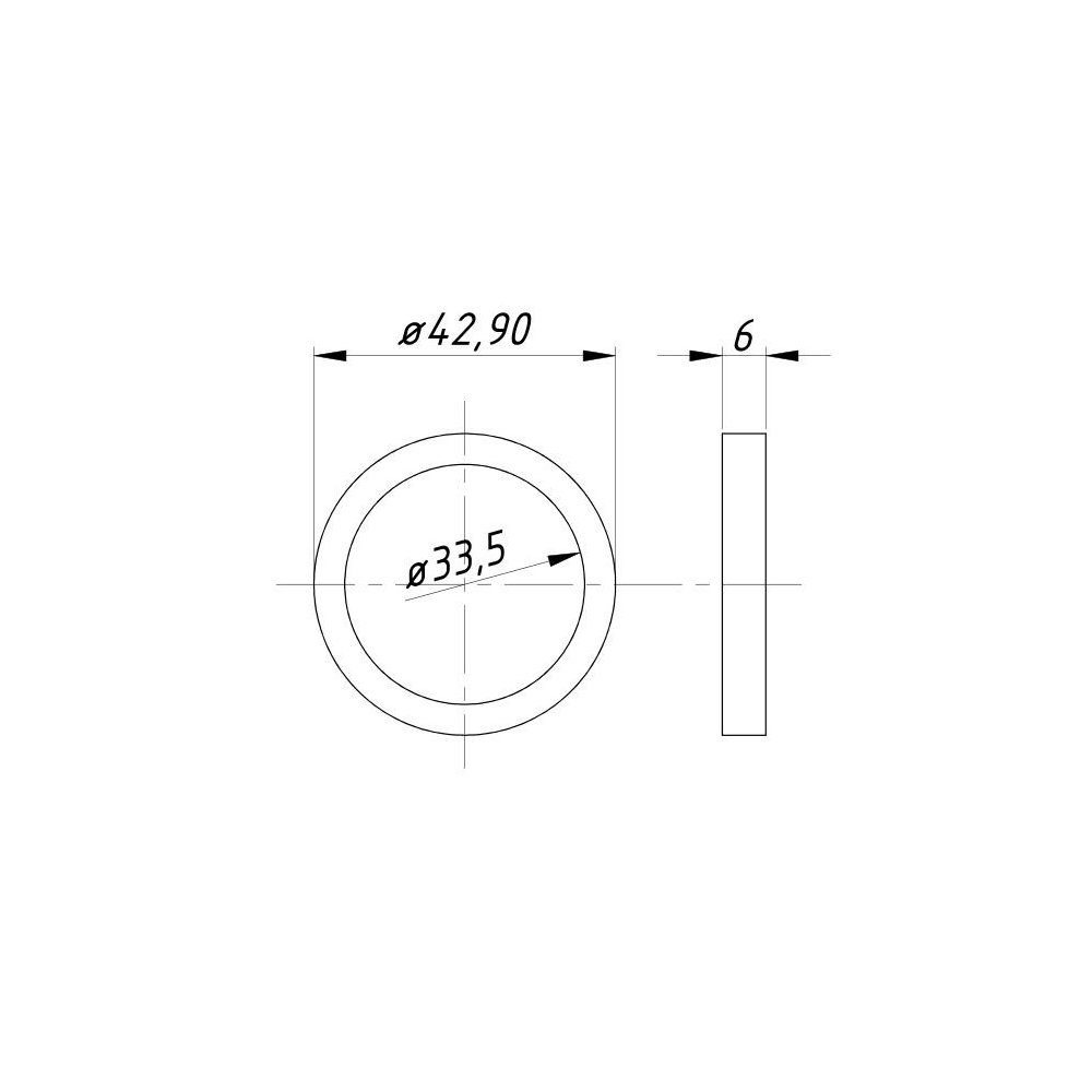 Gniazdo zaworu wydechowego nadwymiar 1,00 C-330 ( sprzedawane po 20 )