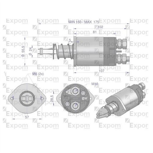 Wyłącznik ( włącznik) rozrusznika We 11D UR I 932301 ZETOR EXPOM KWIDZYN eu