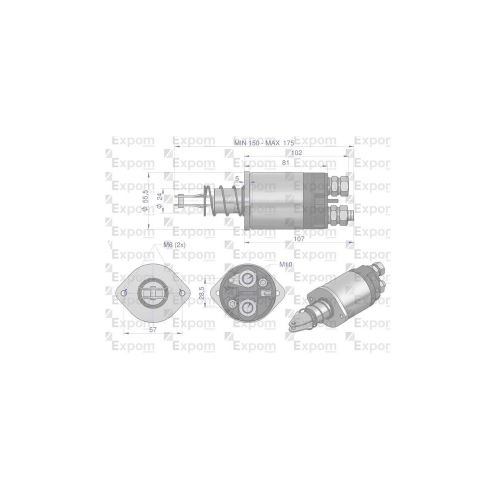 Wyłącznik ( włącznik) rozrusznika We 11D UR I 932301 ZETOR EXPOM KWIDZYN eu