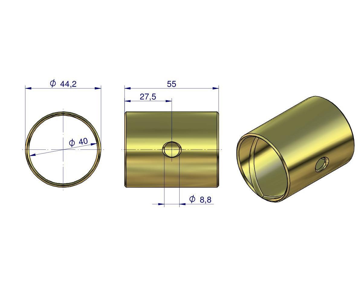 Tuleja sworznia zwrotnicy C-330/360
