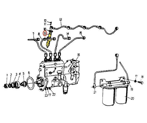 Wtryskiwacz kpl. C-360