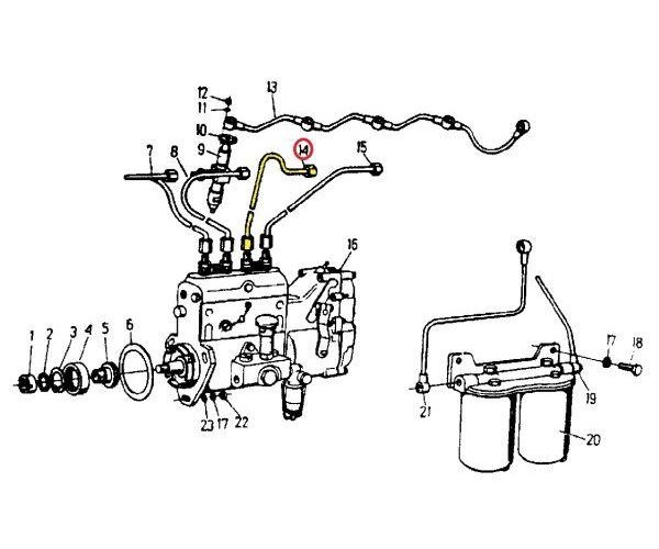 Przewód III cylindra. C-360