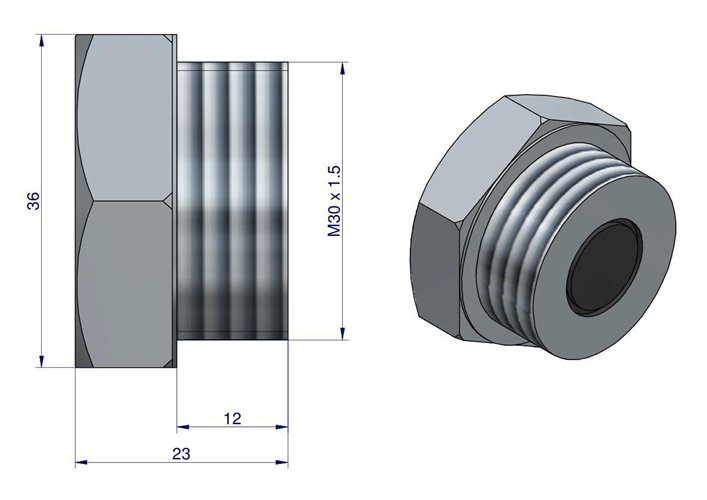 Korek spustu oleju C-360