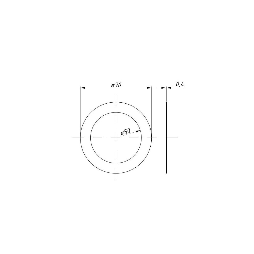 Pierścień dystansowy sworznia osi płaskiej C-330 ( sprzedawane po 50 )