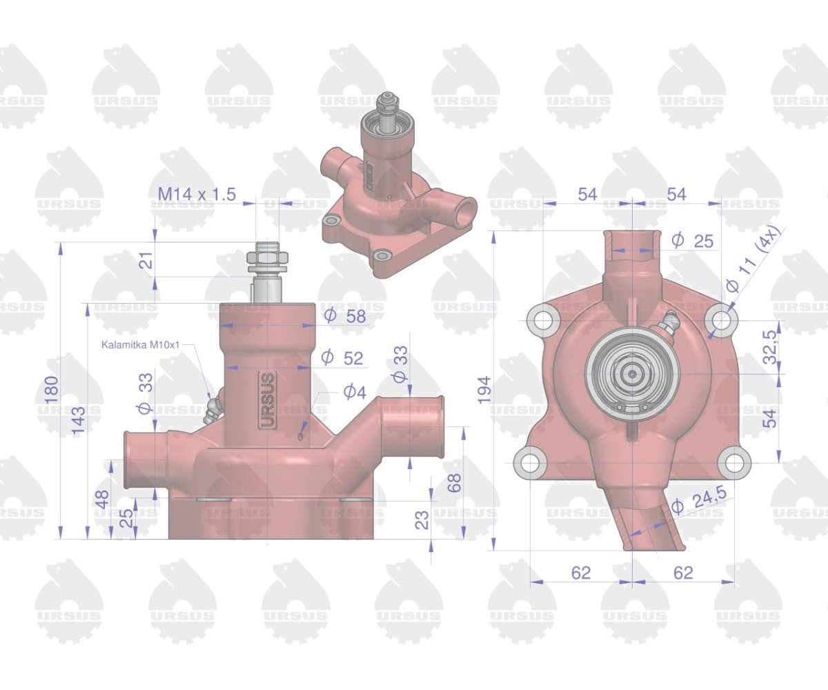 Pompa wody C-360 ORYGINAŁ URSUS