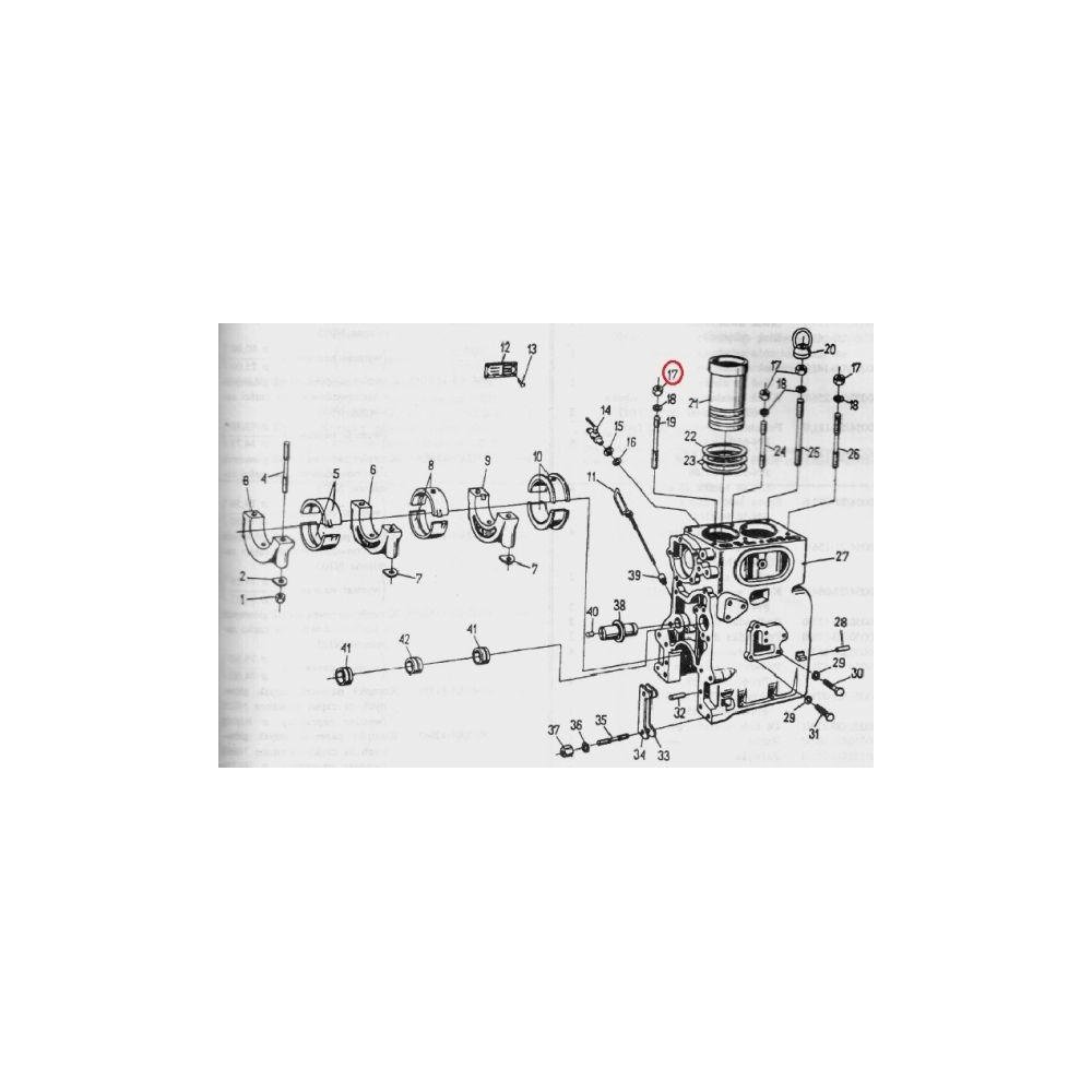 Nakrętka śruby głowicy kl. 8.8 M16 C-330