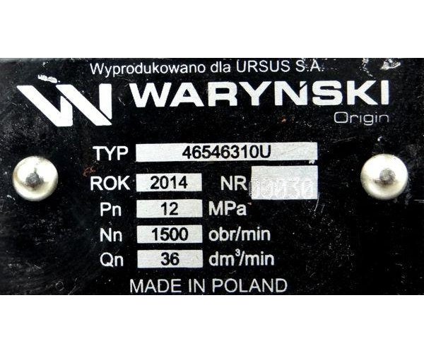 Pompa hydrauliczna podnośnika wzmocniona 36 l/min C-360 ORYGINAŁ URSUS