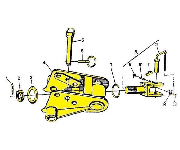 Hak, zaczep transportowy kompletny C-360