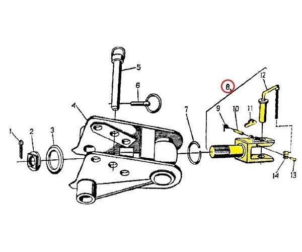 Hak, zaczep kompletny C-360