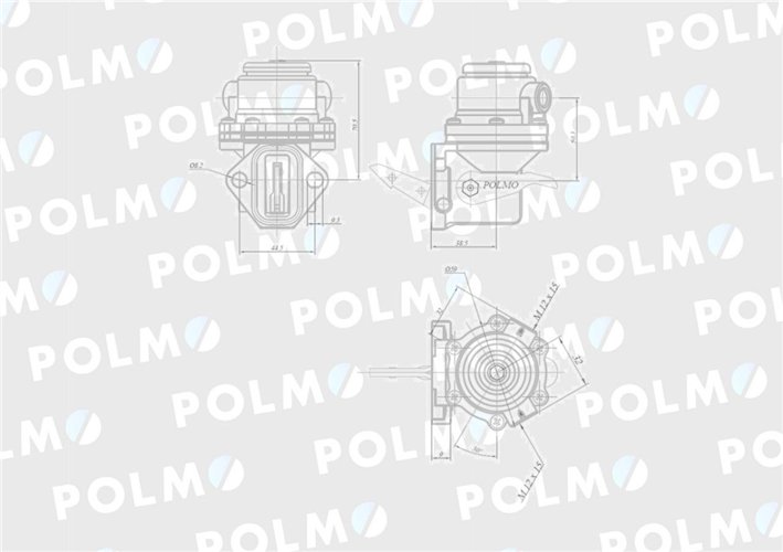 Pompa zasilająca 4667510 POLMO