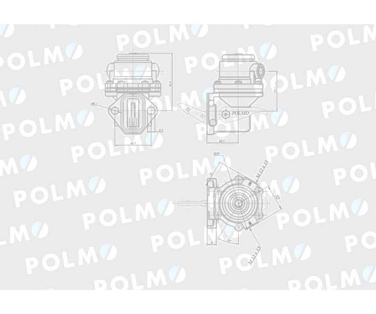 Pompa zasilająca 4667510 POLMO