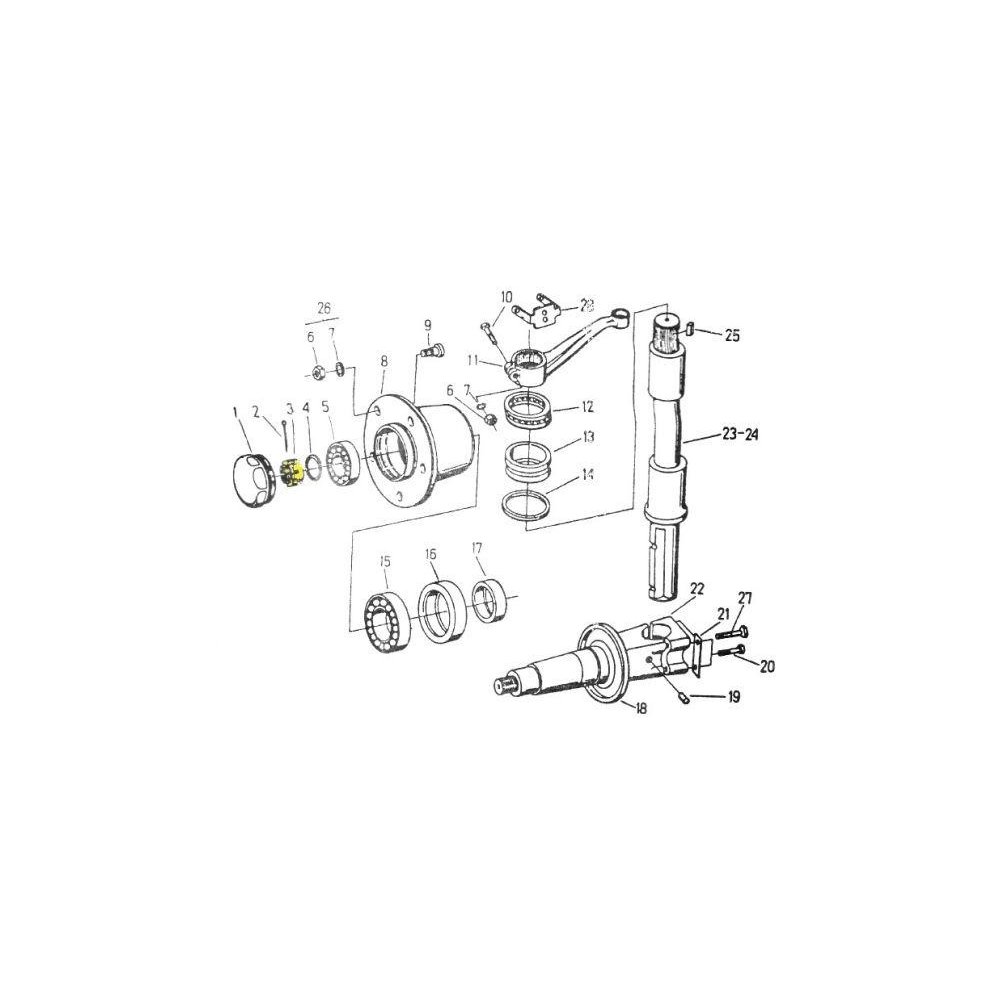 Nakrętka czopa C-330/360/385