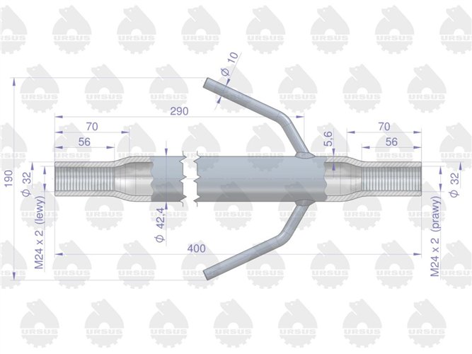 Nakrętka łącznika centralnego C-360 ORYGINAŁ URSUS