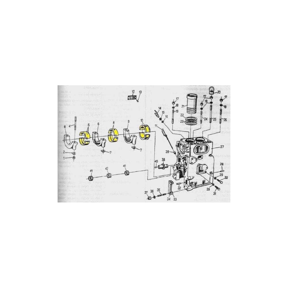 Kpl. panewek głównych (I szlif) C-330 Bimet