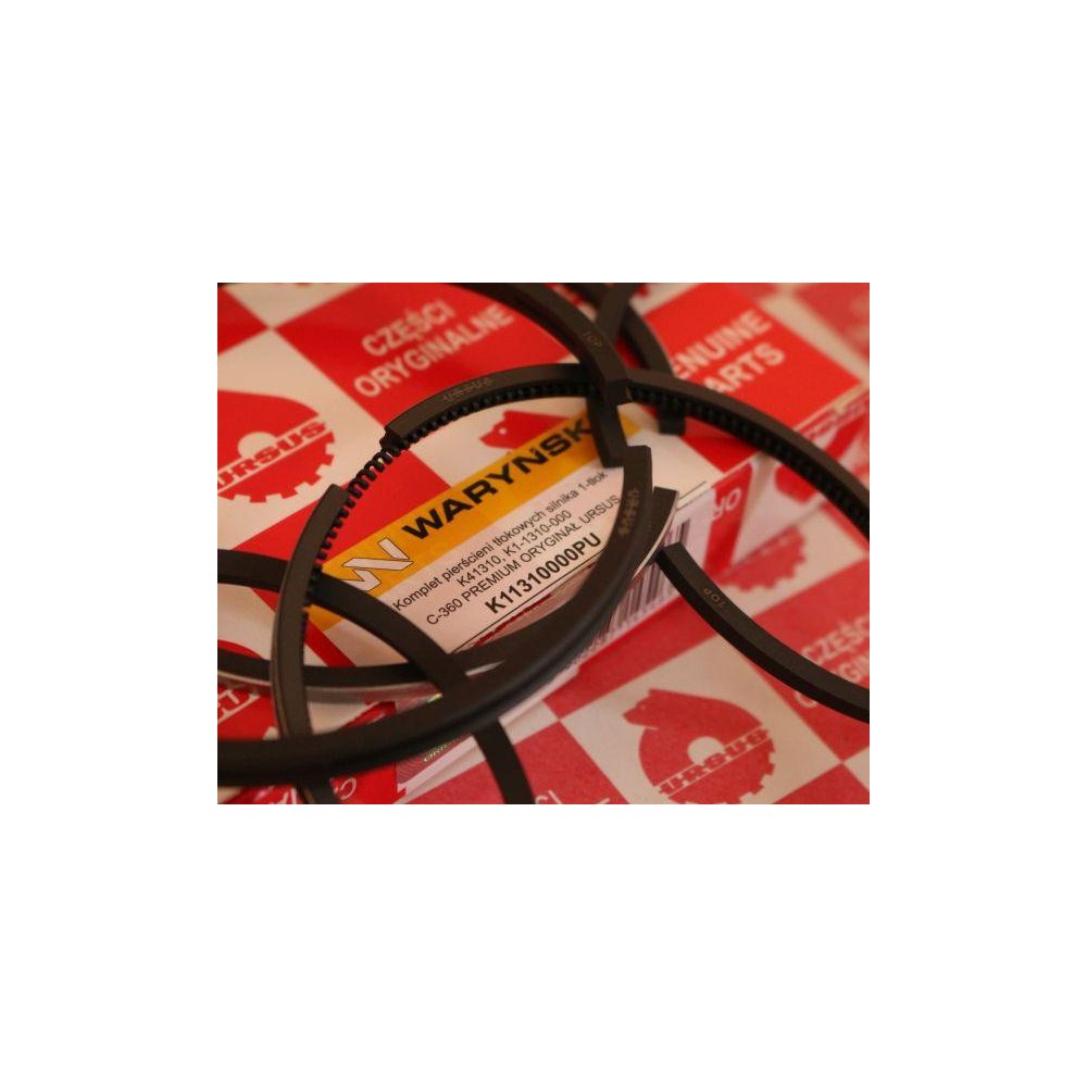 Komplet pierścieni tłokowych silnika na 1-tłok K11437. K1-1312-000 C-330 PREMIUM ORYGINAŁ URSUS