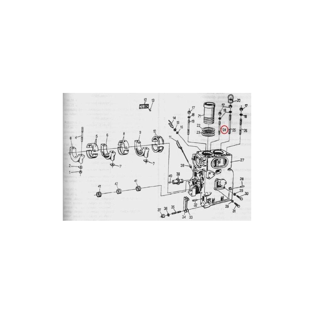 Śruba dwustronna głowicy 50000453 C-330