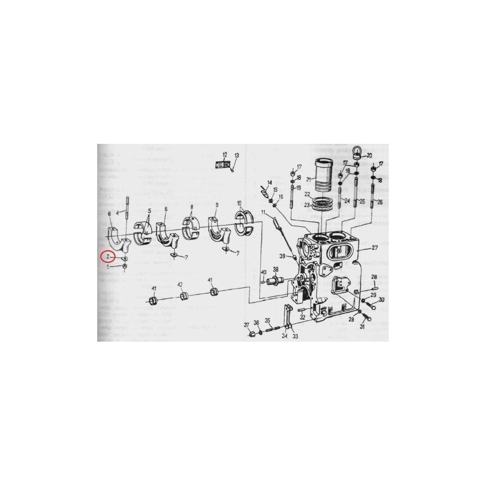 Podkładka zabezpieczająca stopy wału C-330