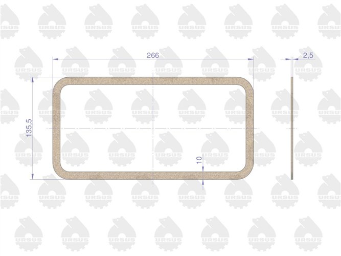 Komplet - zestaw uszczelek głowicy C-330 ORYGINAŁ URSUS