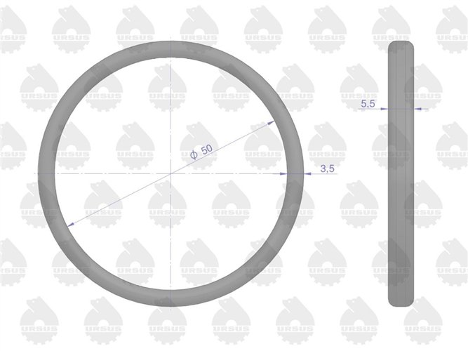 Komplet - zestaw uszczelek silnikowy 2022766U C-330 ORYGINAŁ URSUS