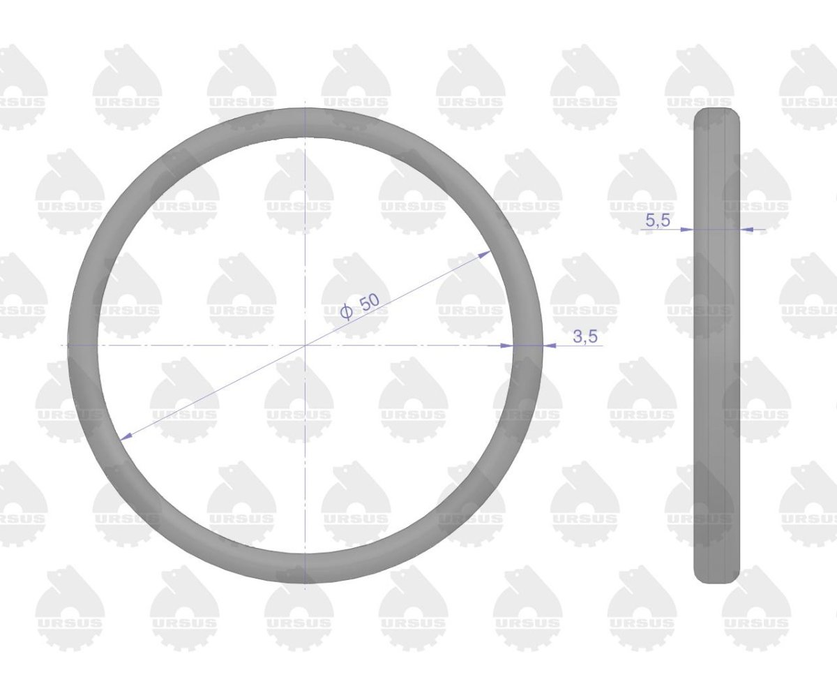 Komplet - zestaw uszczelek silnikowy 2022766U C-330 ORYGINAŁ URSUS