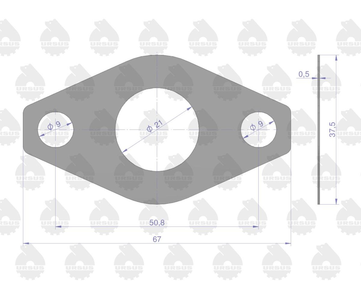 Komplet - zestaw uszczelek silnikowy 2022766U C-330 ORYGINAŁ URSUS