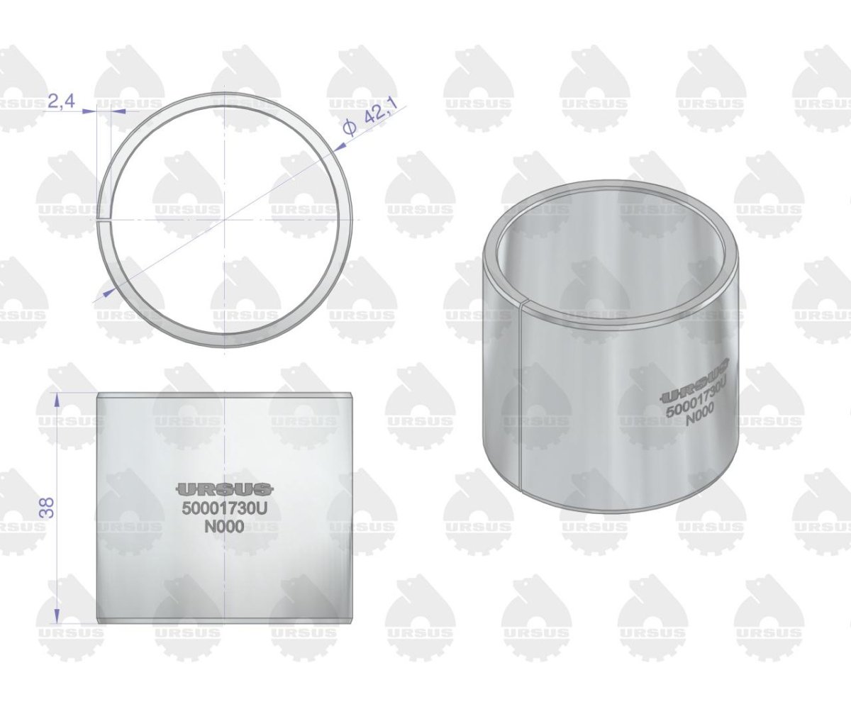 Tuleja korbowodu ( nominał) N-0,00 C-330 ORYGINAŁ URSUS