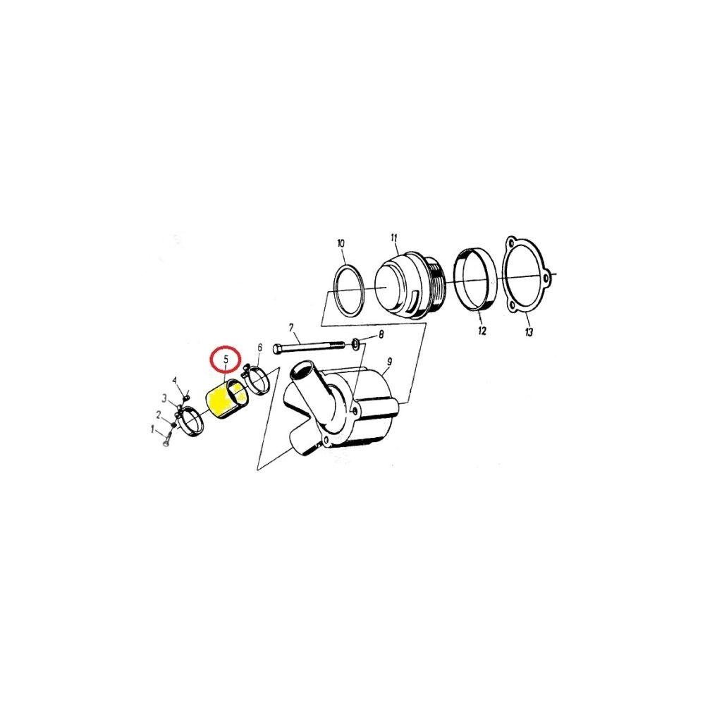 Przewód gumowy zbrojony płótnem C-330 (rura wody) ORYGINAŁ URSUS