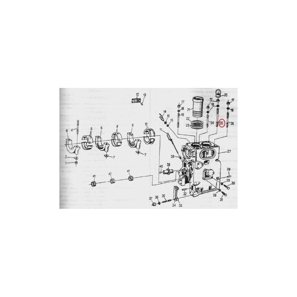 Śruba dwustronna głowicy 50101501 C-330