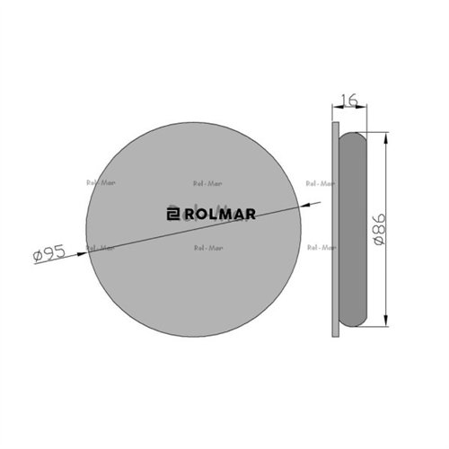Osłona talerza Kosiarka rotacyjna