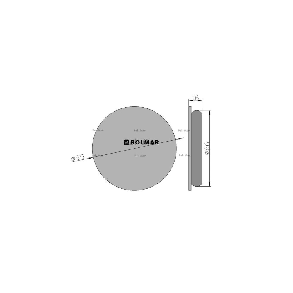 Osłona talerza Kosiarka rotacyjna