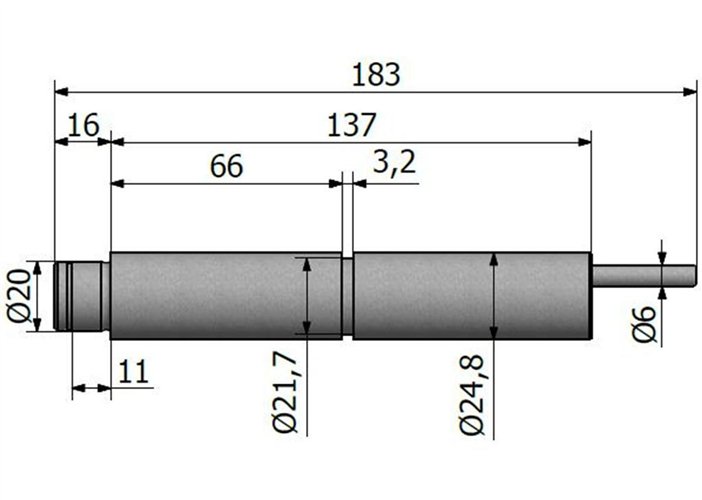 Tłok przyśpieszacza motowideł stary typ 5040031720 Bizon