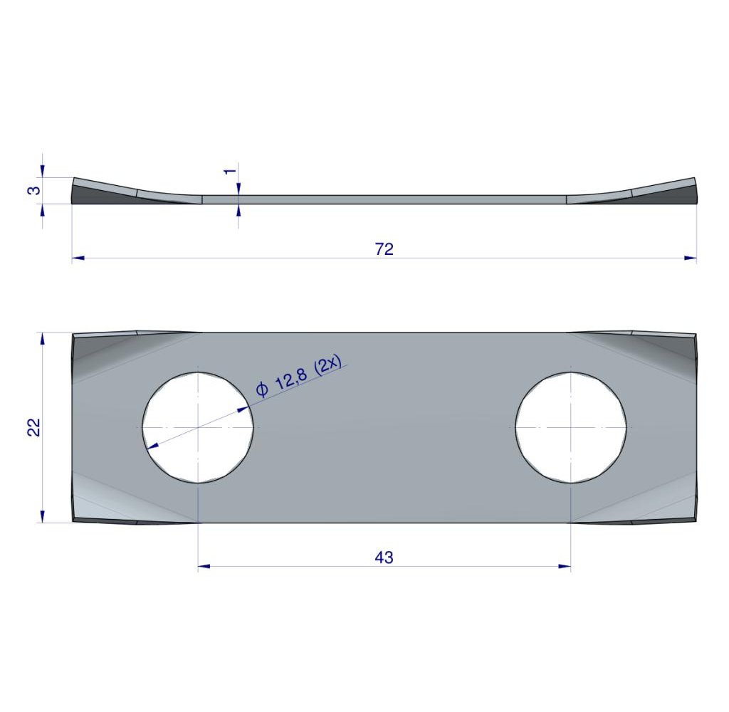 Podkładka odginana koła zamachowego C-360
