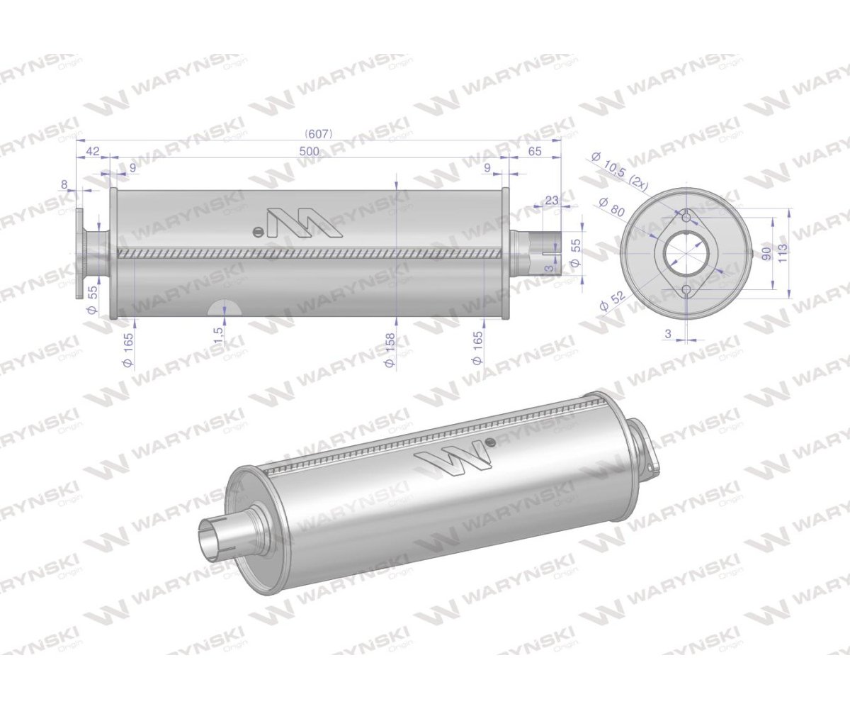 Tłumik Bizon (puszka nie kompletny) WARYŃSKI