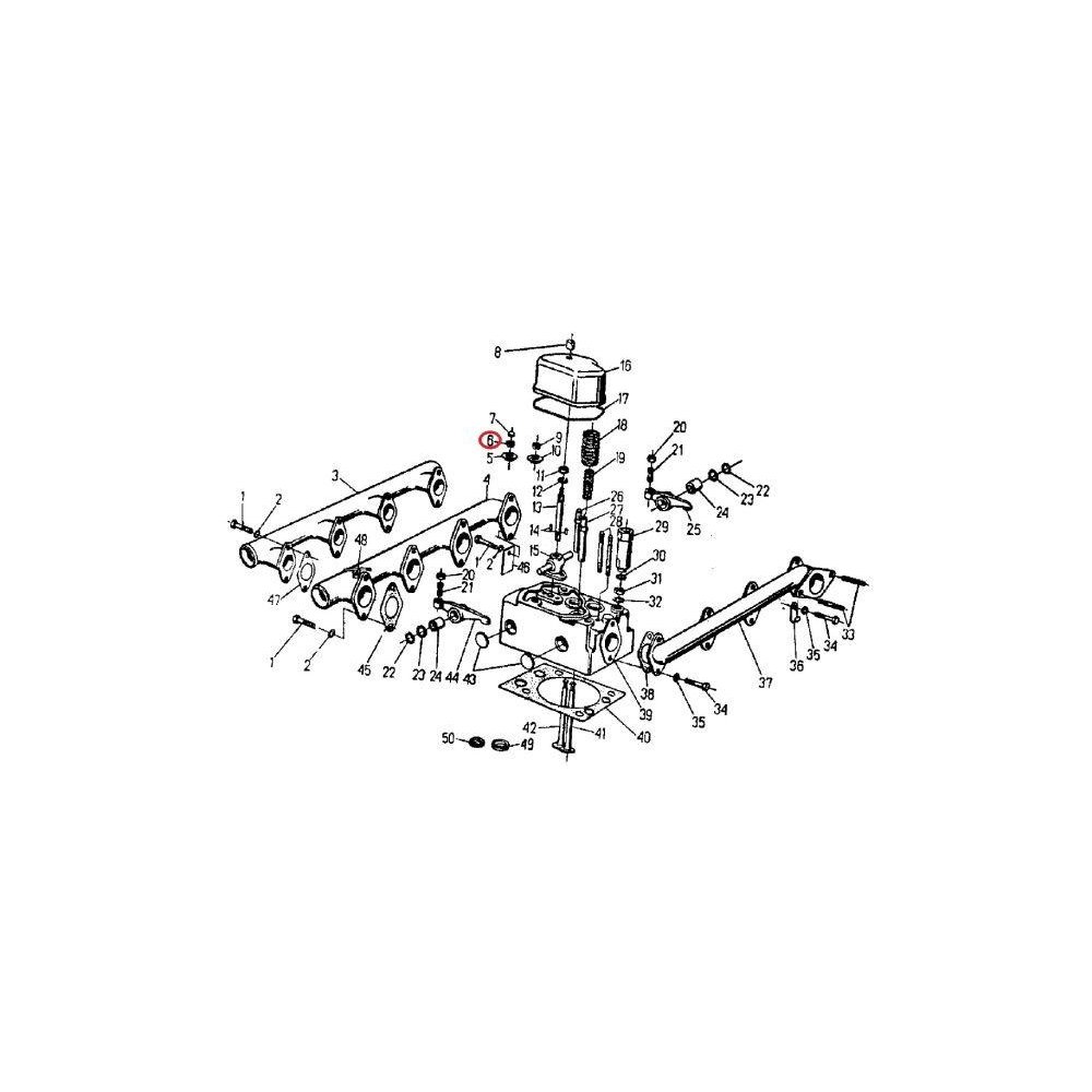Zamek zaworu wydechowego C-360