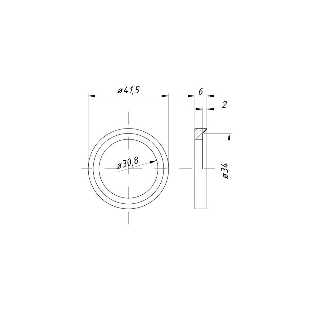 Gniazdo zaworu wydechowego nadwymiar 0,50 C-360 ( sprzedawane po 20 )