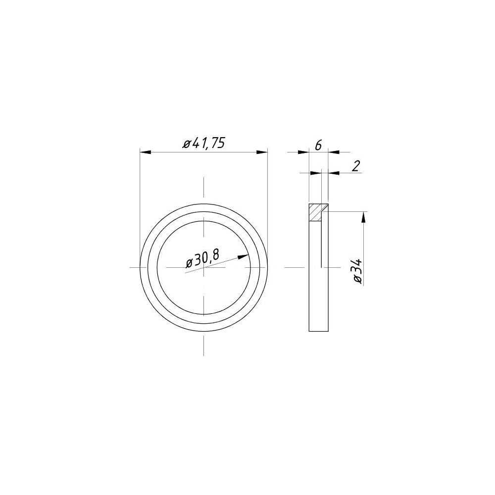 Gniazdo zaworu wydechowego nadwymiar 0,75 C-360 ( sprzedawane po 20 )