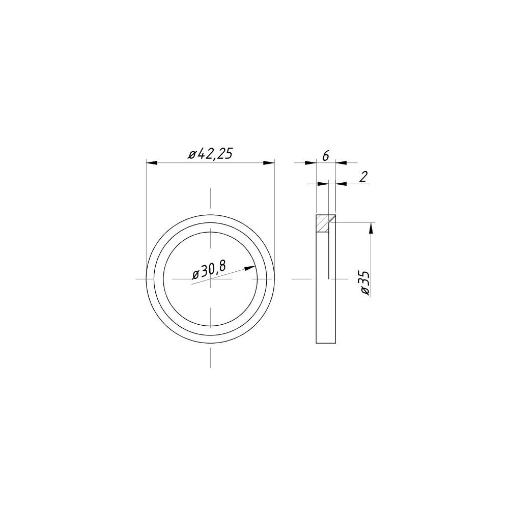 Gniazdo zaworu wydechowego nadwymiar 1,25 C-360 ( sprzedawane po 20 )