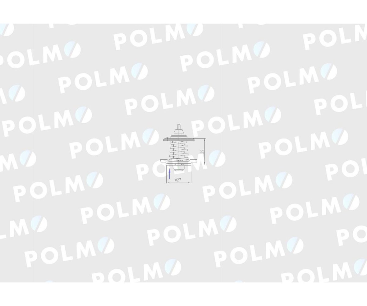 Termostat wkład 504221036 NEW HOLLAND POLMO