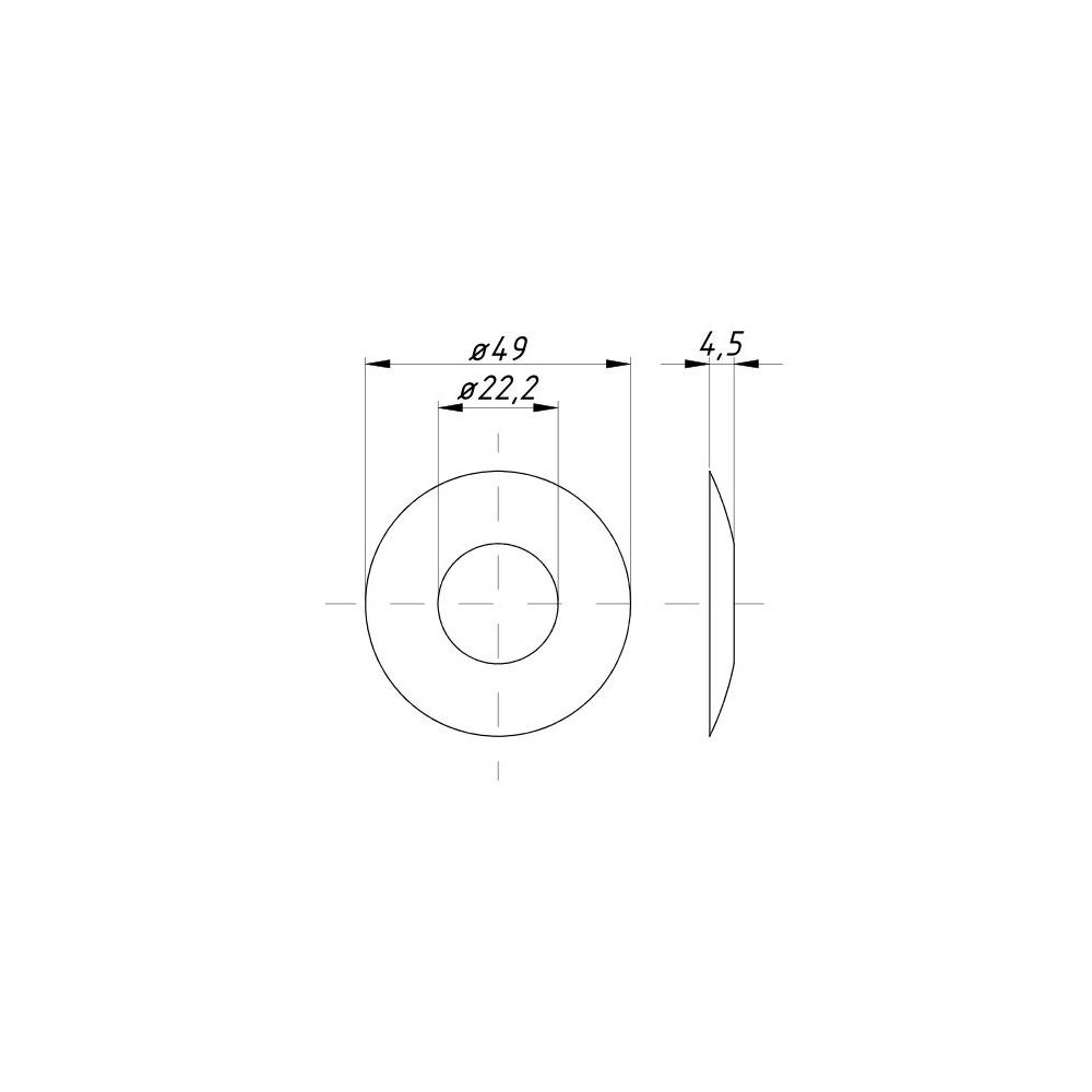 Podkładka kulista satelit brąz C-360