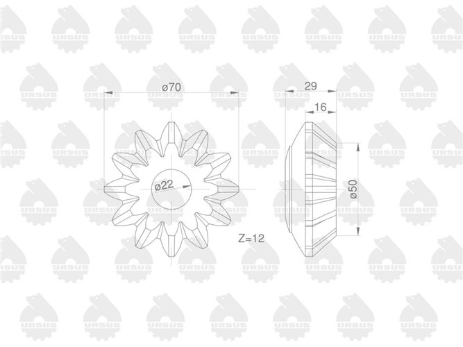 Satelita C-360 ORYGINAŁ URSUS