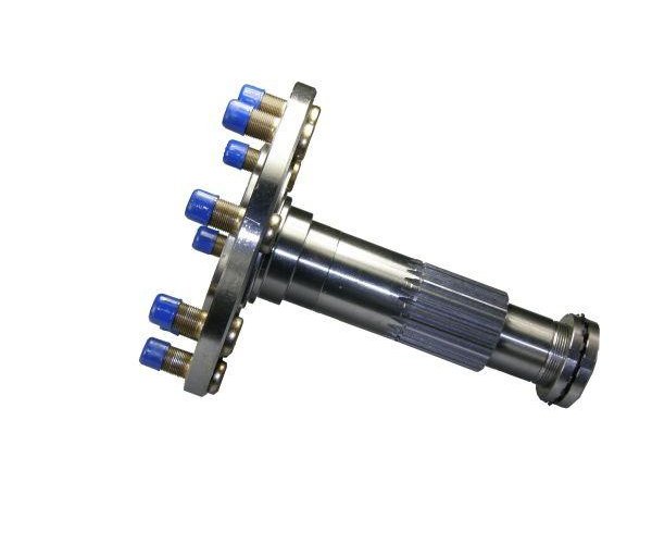 Wał koła ze szpilkami (2-ie nakrętki) C-360 Skropol